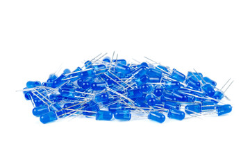 Pile of new blue 5mm LED's