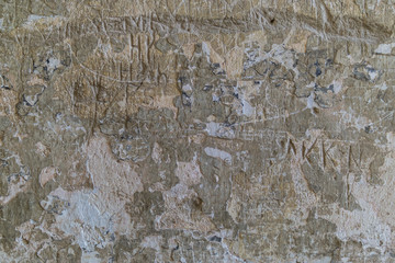 Old gray wall - background