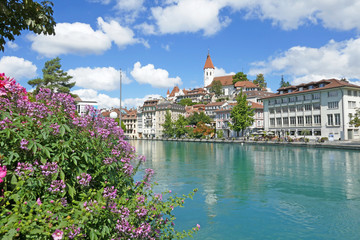 Stadt Thun Schweiz 