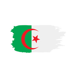 Algeria flag, vector illustration