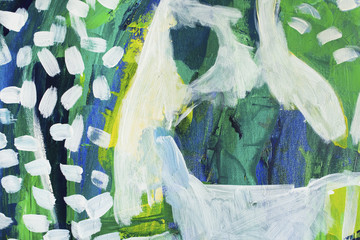 Detail of the Painting as a Background