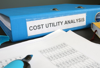 Cost utility analysis CUA documents in the folder.