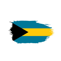 Bahamas flag, vector illustration