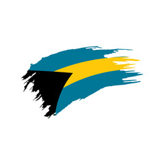 Bahamas flag, vector illustration