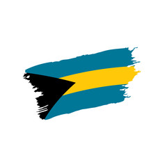 Bahamas flag, vector illustration