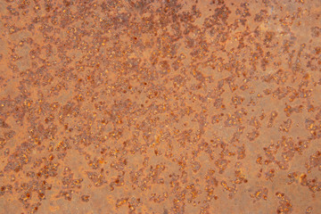 Rusty metal surface background light colored empty space