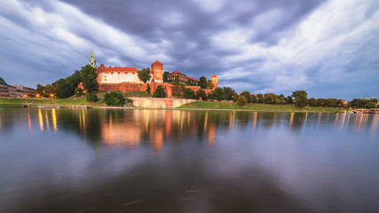 Fototapeta premium Kraków, Zamek Królewski na Wawelu, Polska