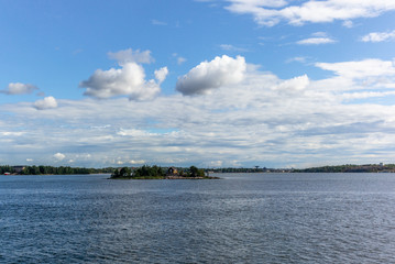 The islands in the Helsinki archipelago in a sunny summer day - 1