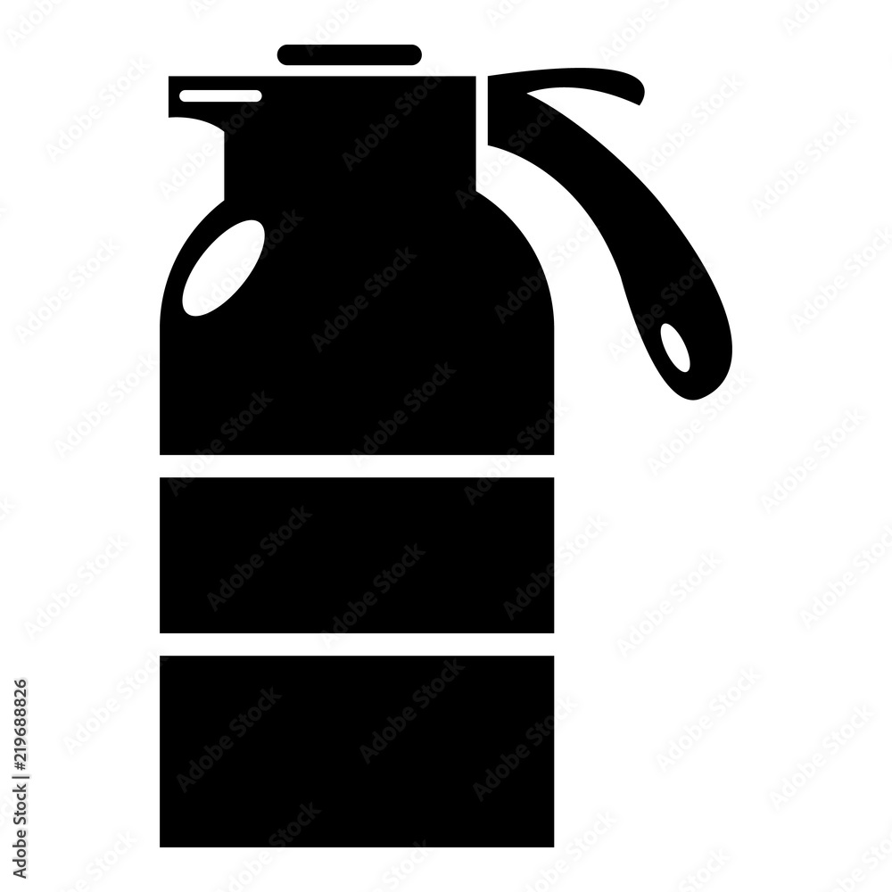Poster sprayer container icon . simple illustration of sprayer container vector icon for web design isolate