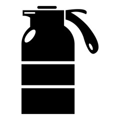 Sprayer container icon . Simple illustration of sprayer container vector icon for web design isolated on white background