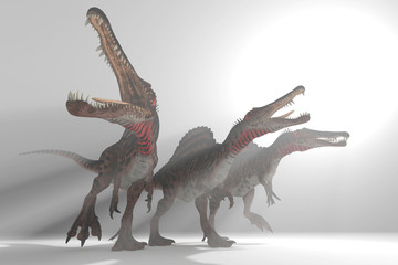 спинозавры в тумане