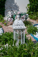 Alte weiße Laterne  © Blende8