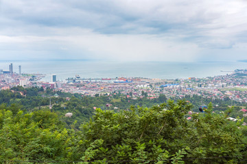 Batumi, Georgia - August 07, 2018: A panoramic view of the city. Batumi.