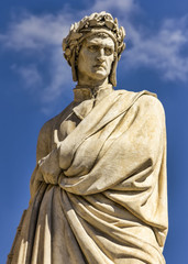Fototapeta premium DANTE ALIGHIERI FLORENCE ITALY