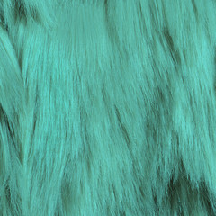 Turquoise fluffy furry background colorful
