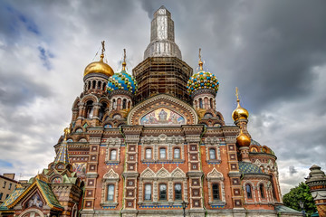 Fototapeta na wymiar Cathedral in St Petersburg