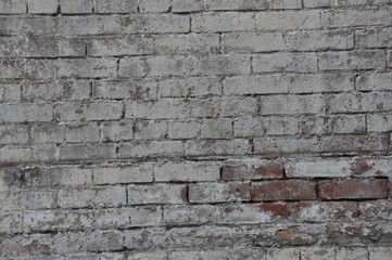 Faded Brick Wall