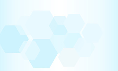 Abstract geometric background with hexagons design. Suitable for medical, science and digital technology pattern.