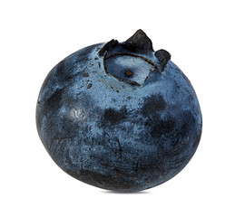 Fresh blueberry isolated on white background with clipping path