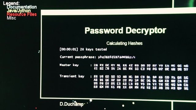 Hacking : Password decryptor