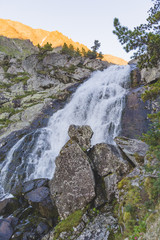 Kuiguk waterfall. Altai mountains nature