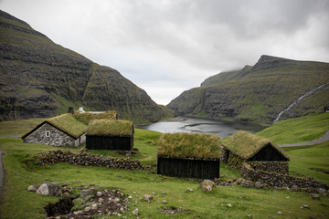 Saksun is a village near the northwest coast of the Faroese island of Streymoy, in Sunda...