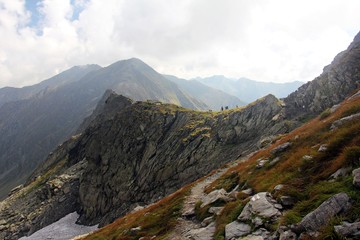 Sharp mountain rigde 