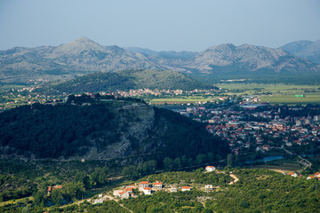 Fototapeta na wymiar Panorama of Trebinje city,Bosnia and Herzegovina