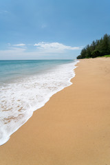 Text Space blue sky sea shore beach