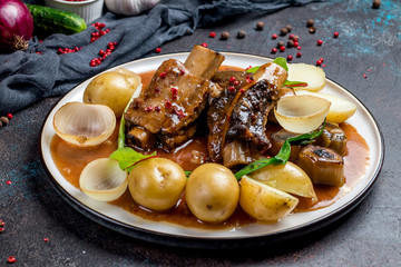 beef ribs on bone