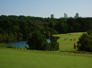 A golf course near downtown Raleigh NC