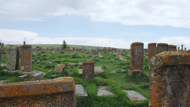 Armenian Khachkars in Noratus Cemetery, Gegharkunik Province, Armenia 2