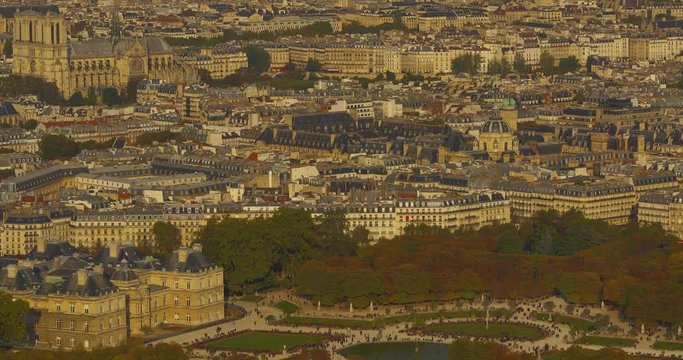 Jardin de Luxembourg from above