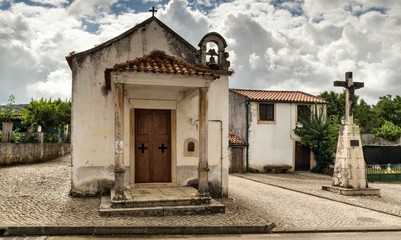 The Church in RABAÇAL. Nearby are the exceptional mosaics in the Roman Villa - VILLA DO RABAÇAL. The buildings themselves were destroyed by the Portuguese peasants who used stones for their own buildi