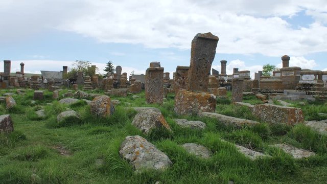 Armenian Khachkars in Noratus Cemetery, Gegharkunik Province, Armenia 5