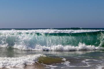 Waves on the beach