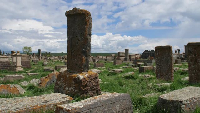 Armenian Khachkars in Noratus Cemetery, Gegharkunik Province, Armenia 7
