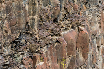 Basalt Cliff Abstract