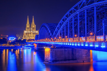 Köln, Dom und Hohenzollernbrücke