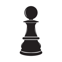 Isolated pawn chess piece icon