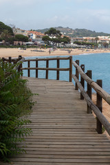 Naklejka premium Camino a la Costa