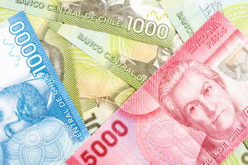 Chile bank notes