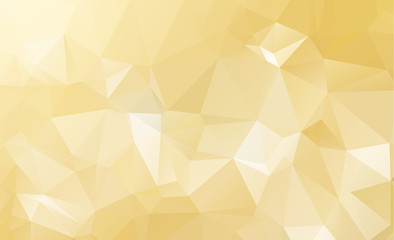 Light Orange vector Low poly crystal background. Polygon design pattern. Low poly illustration, low polygon background.