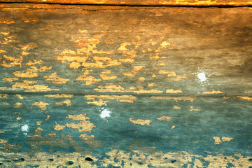 Grunge brown and gray old wooden texture  two tone color background