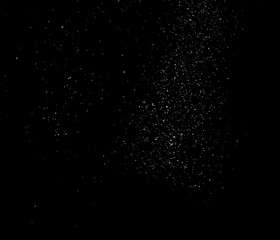 abstract background, white dots on a black background