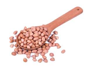 peanuts isolated on white background