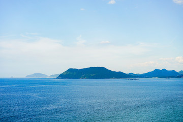 Fototapeta premium 海と小島