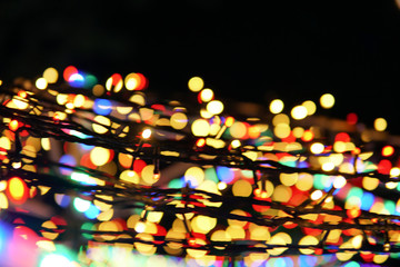fairy lights and bokeh