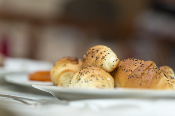 croissants on the table