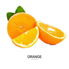 Orange fruit with orange leaves.